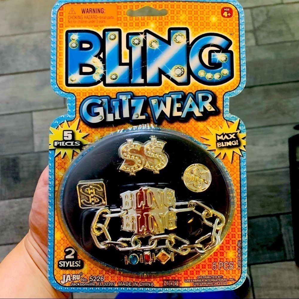 New Bling Bling glitz wear Jewelry and accessories 5 piece